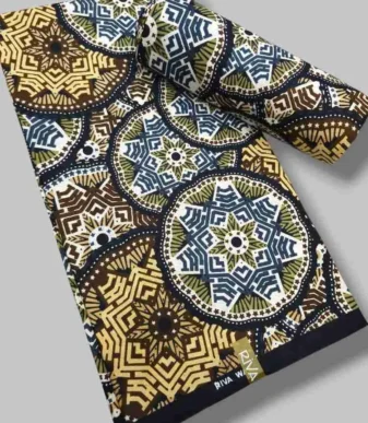 Antiquity Ankara Fabric July 25 Design – Tan