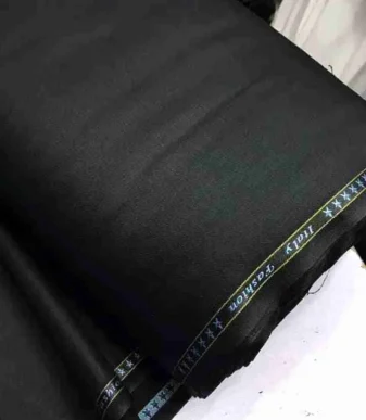 Black 7 Star Cashmere Senator Fabric