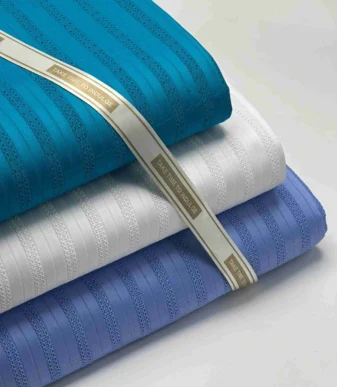 Blue Colored Cotton Voile Atiku Per Yard