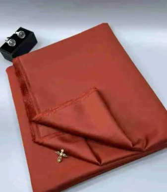 Chocolate Exclusive Plain Cashmere Senator Fabric — Per Yard