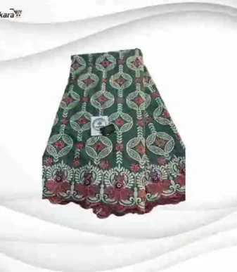 Exclusive Voile Lace Fabric 5 Yards – Old Green