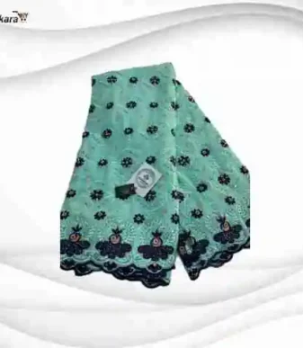 Exclusive Voile Lace Fabric 5 Yards – Viridian