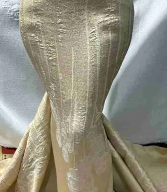 Golden Exclusive European Damask — 5 Yards