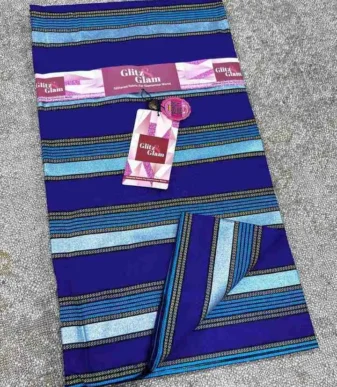 Glitz and Glam Ankara August 25 Design – Blue Stripe