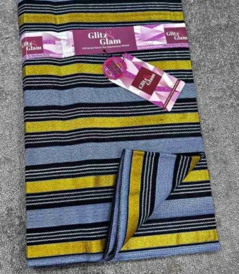 Glitz and Glam Ankara August 25 Design – Golden Brown