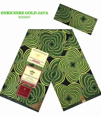 Enrichire Gold Java Ankara Nov 25 Design – Green