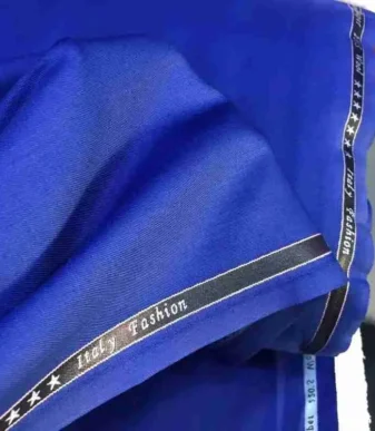 Marine Blue 7 Star Cashmere Senator Fabric