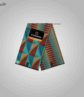 Outstanding Ankara 015756J July 25 Design – Brown Blue