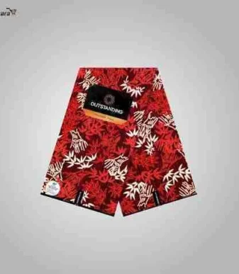 Outstanding Ankara Fabric July 25 Design – Brick Red