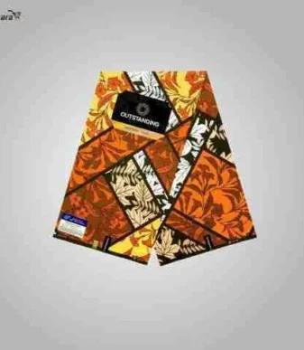 Outstanding Ankara Fabric July 25 Design – Golden Brown