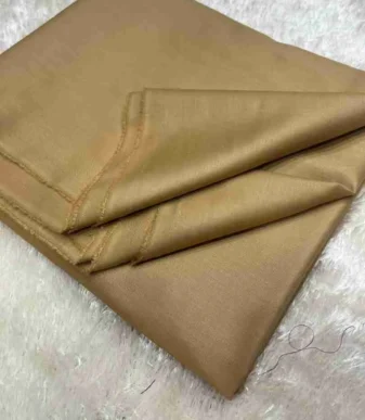 Pale Brown Exclusive Plain Cashmere Senator Fabric — Per Yard