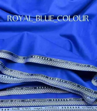 Royal Blue 7 Star Cashmere Senator Fabric