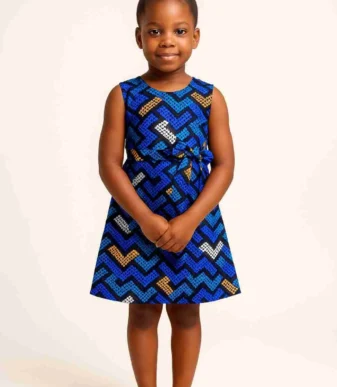 Kids A-Line Sleeveless Dress