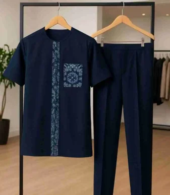 Men’s Readymade Senator 2 Piece Set – Black